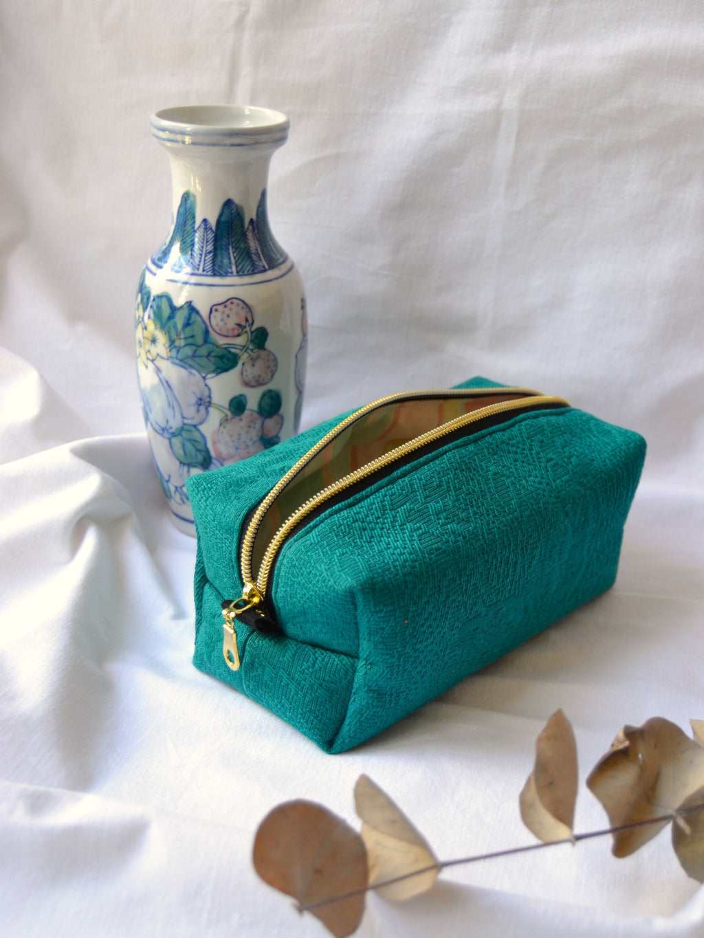 Astuccio Trousse - Verde Ottanio