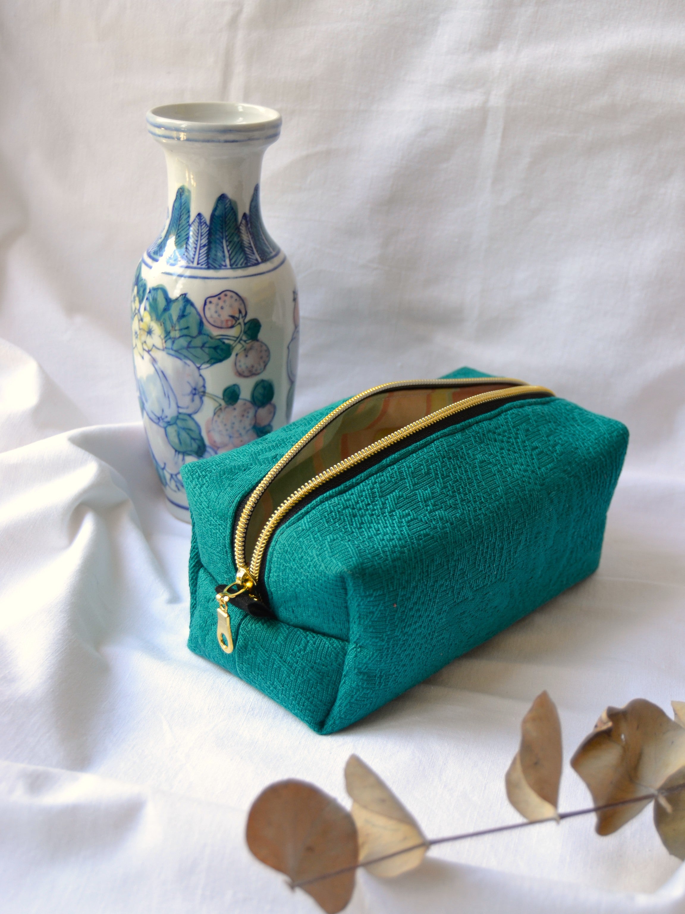 Astuccio Trousse - Verde Ottanio